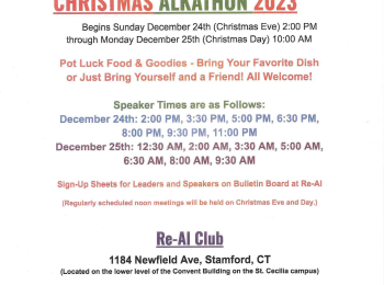 2023 Christmas Alkathon at the Re-Al Club