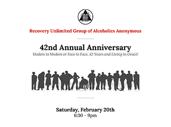 Recovery Unlimited 42nd Annual Anniversary!