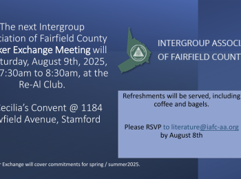 Speaker Exchange, August 9th