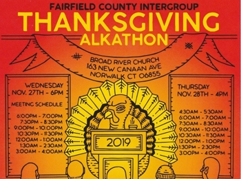 Thanksgiving Alkathon Nov. 27-28, 2019